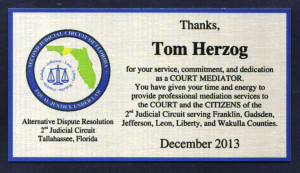 Herzog Mediation Presented Recognition